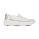 Women's Vionic Kearny Platform Slip On Sneaker Color: White Leather  2