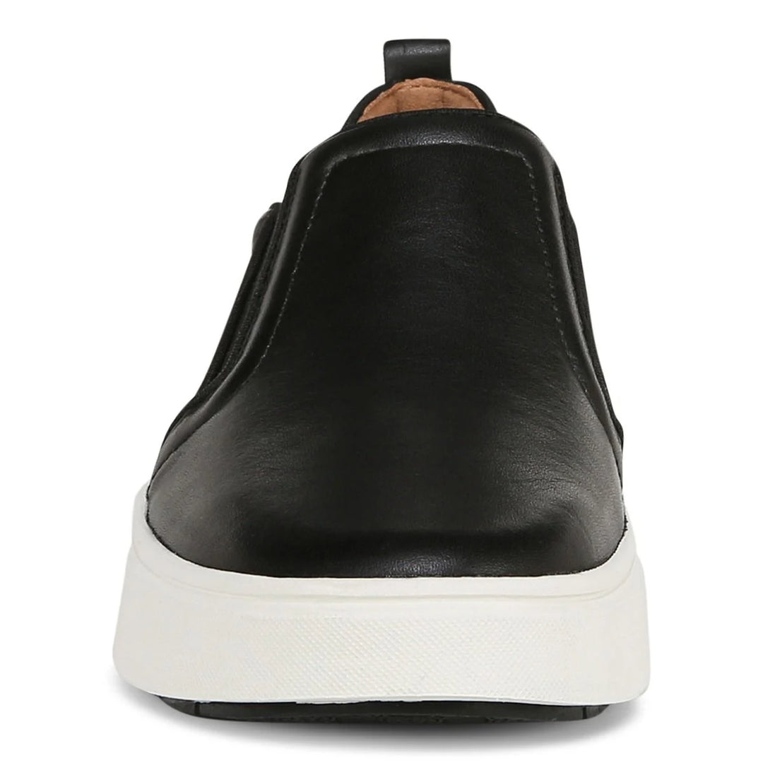 Women's Vionic Kimmie Sneaker Color: Black Leather