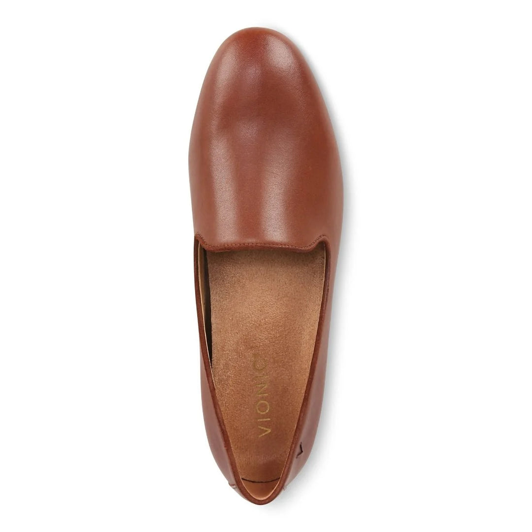 Women's Vionic Willa Slip On Flat Color: Brown