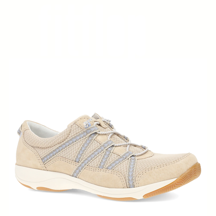 Women's Dansko Harlyn Color: Sand Suede Sneaker  1