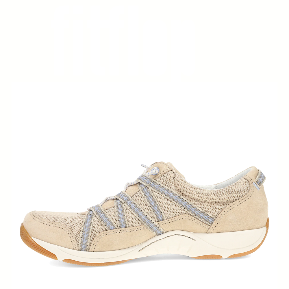 Women's Dansko Harlyn Color: Sand Suede Sneaker  2