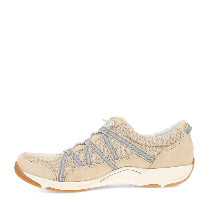 Women's Dansko Harlyn Color: Sand Suede Sneaker  2