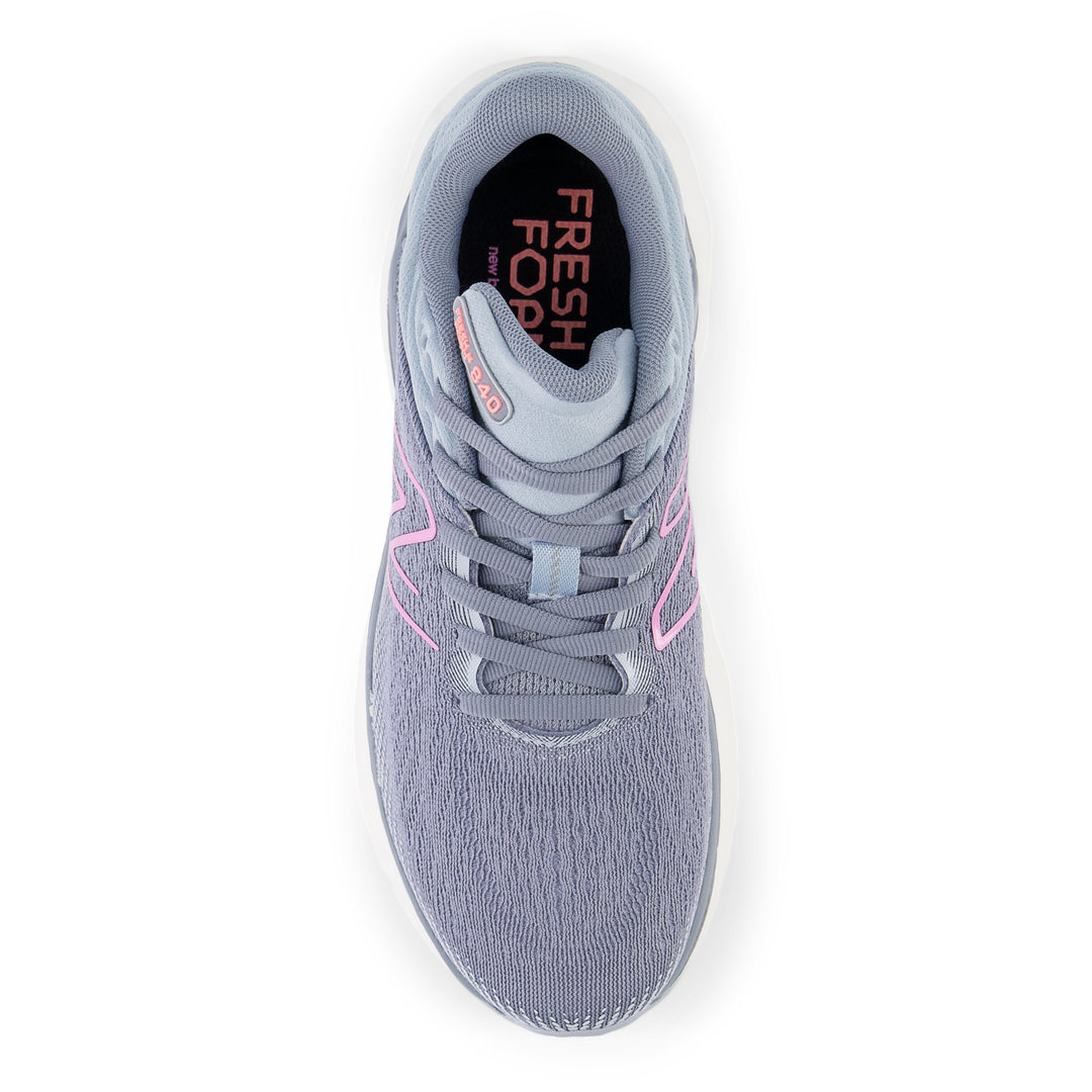 Women's New Balance Fresh Foam X 840v1 Color: Arctic Grey with Raspberry