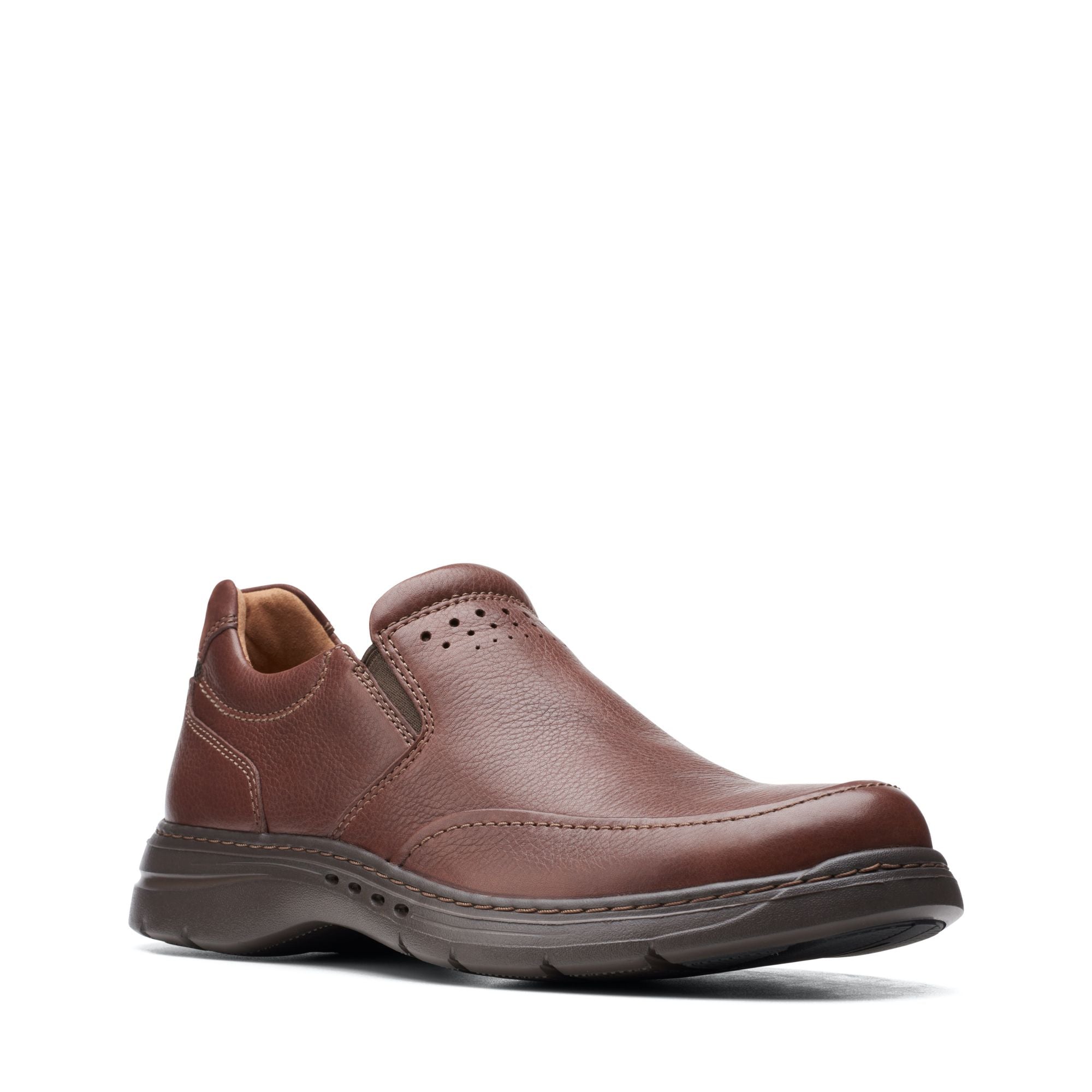 Clarks Un Brawley Step Mahogany 9.5 M