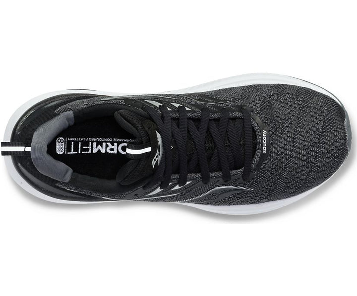 Men's Saucony Echelon 9 Color: Black | White (WIDE WIDTH)